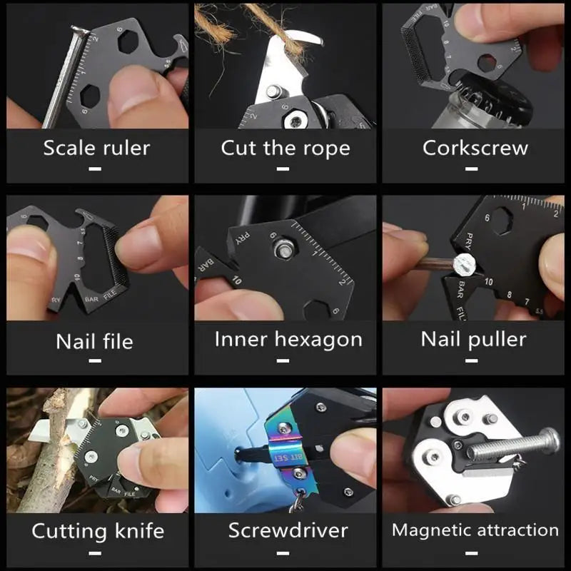 Multifunctional Hexagon EDC Tool