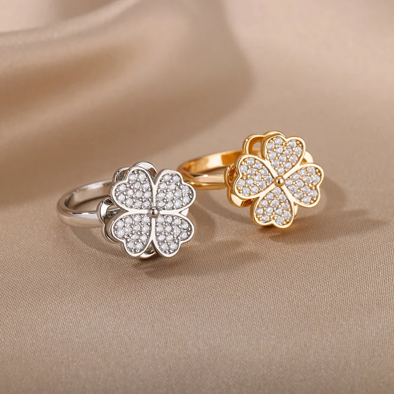 Spinner Zircon Heart