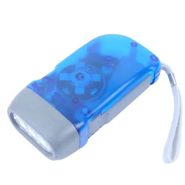 Hand Crank LED Flashlight