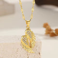 Angel Wing Heart Necklaces