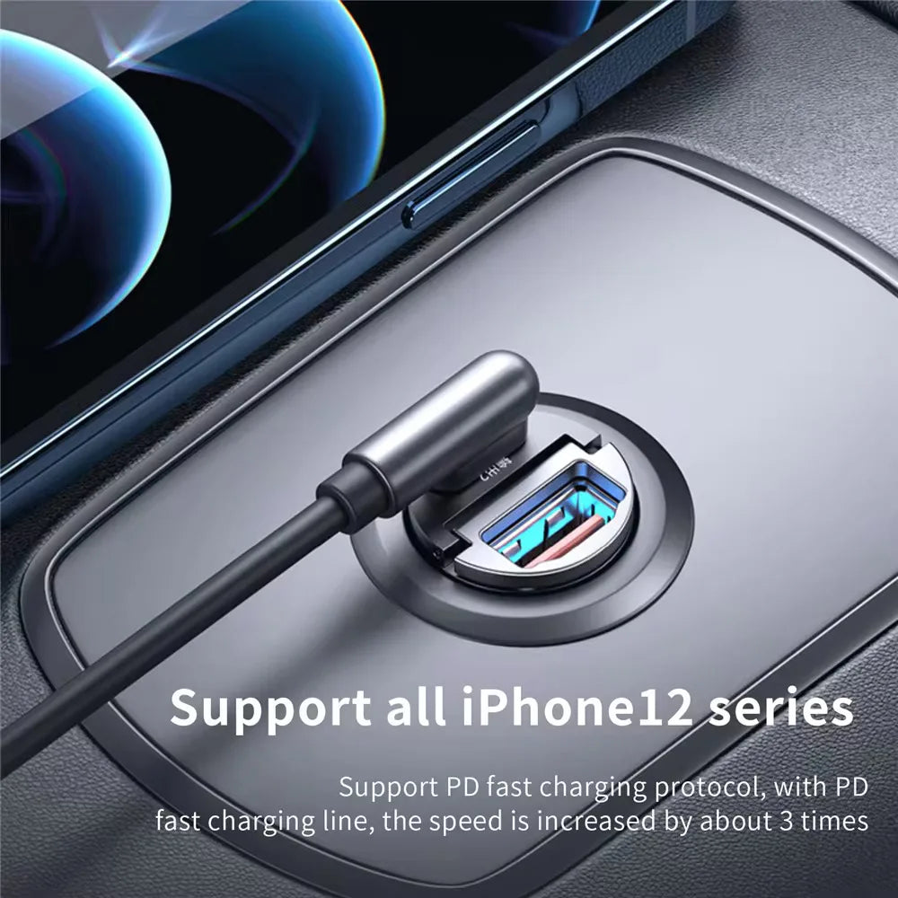 Mini Car Charger 12-24V Lighter Fast Charging Car
