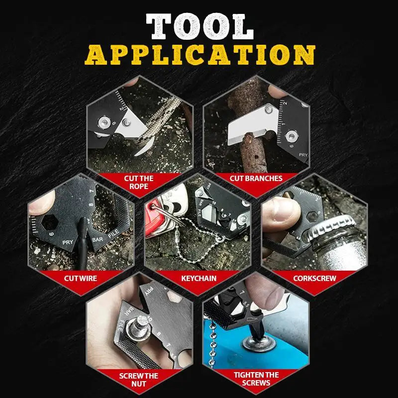 Multifunctional Hexagon EDC Tool