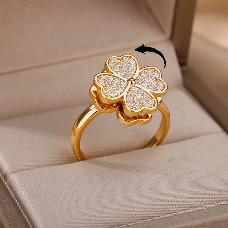 Spinner Zircon Heart