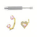 Heart Horseshoe Nose Ring