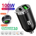 Mini Car Charger 12-24V Lighter Fast Charging Car