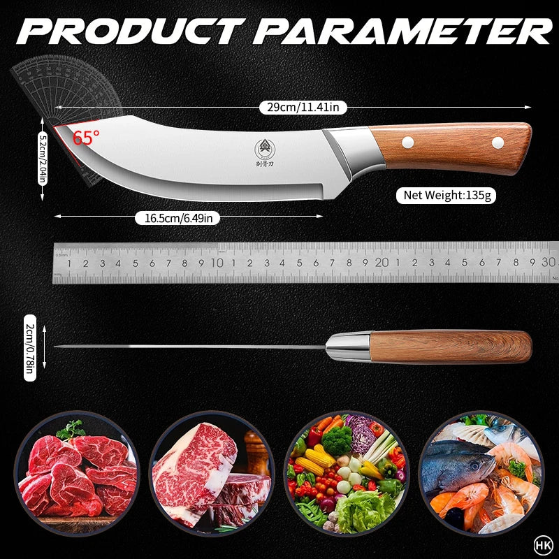 Stainless Steel Butcher Knife