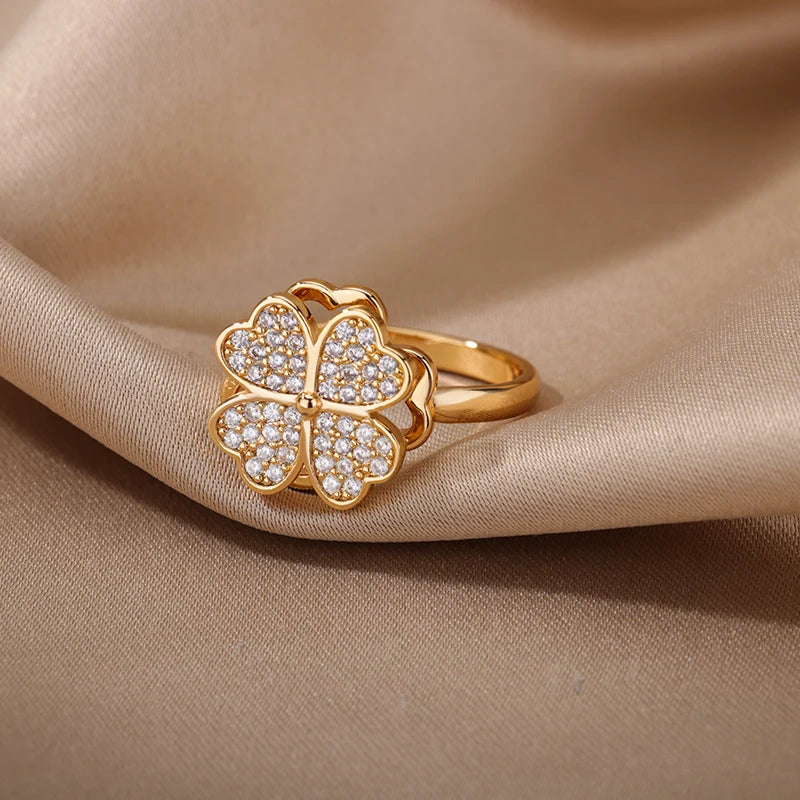 Spinner Zircon Heart