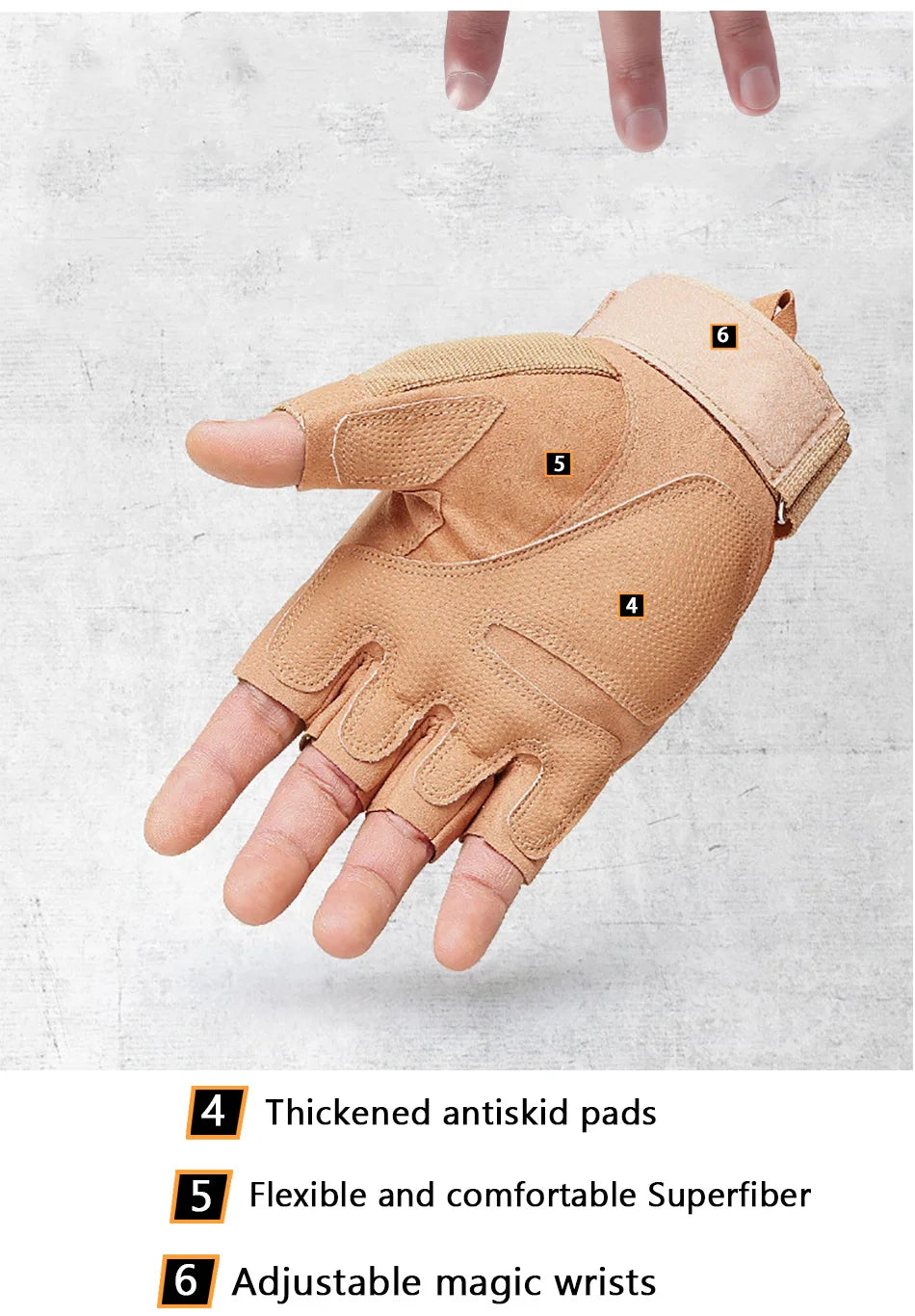 Tactical Half-Finger Gloves