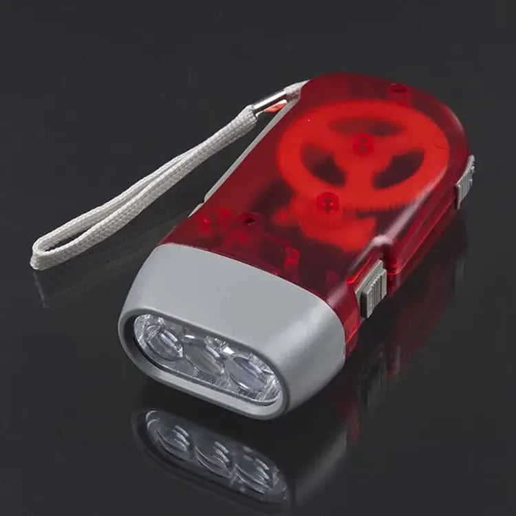 Hand Crank LED Flashlight