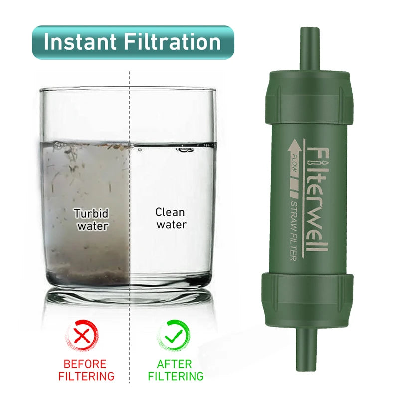 Mini Portable Water Filter Straw