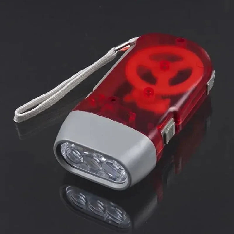 Hand Crank LED Flashlight
