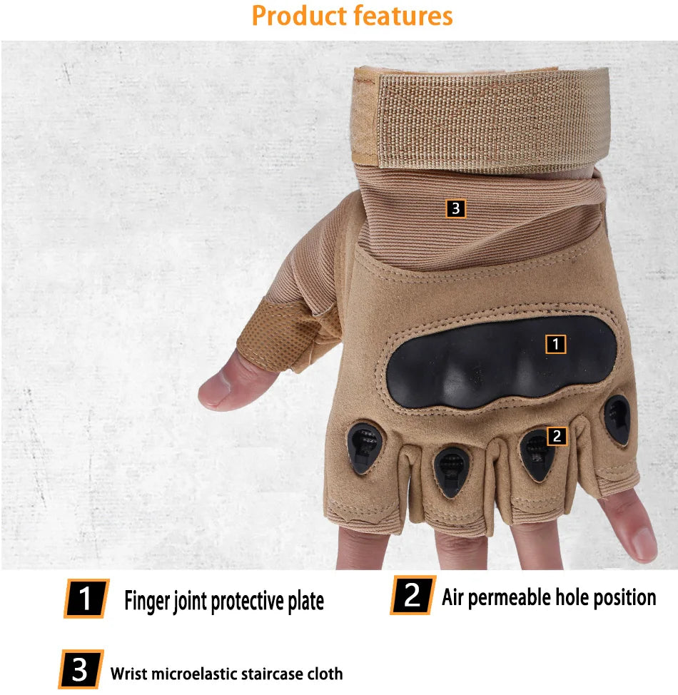 Tactical Half-Finger Gloves
