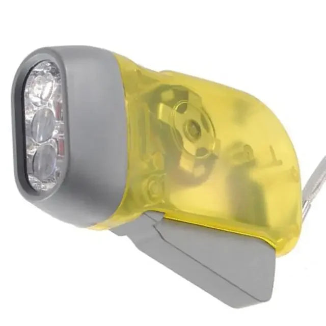 Hand Crank LED Flashlight