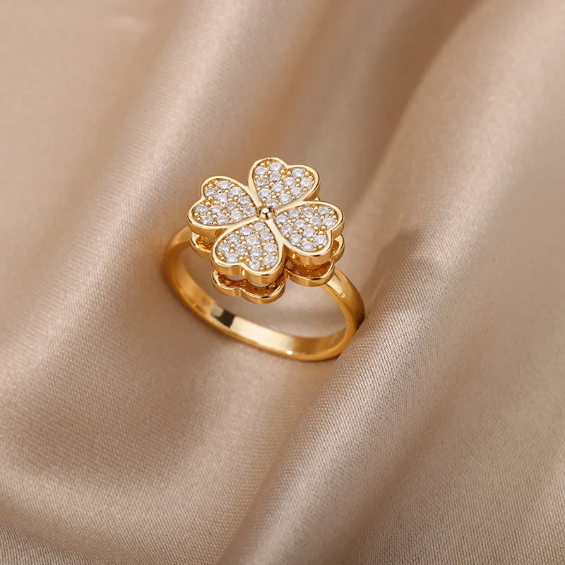Spinner Zircon Heart