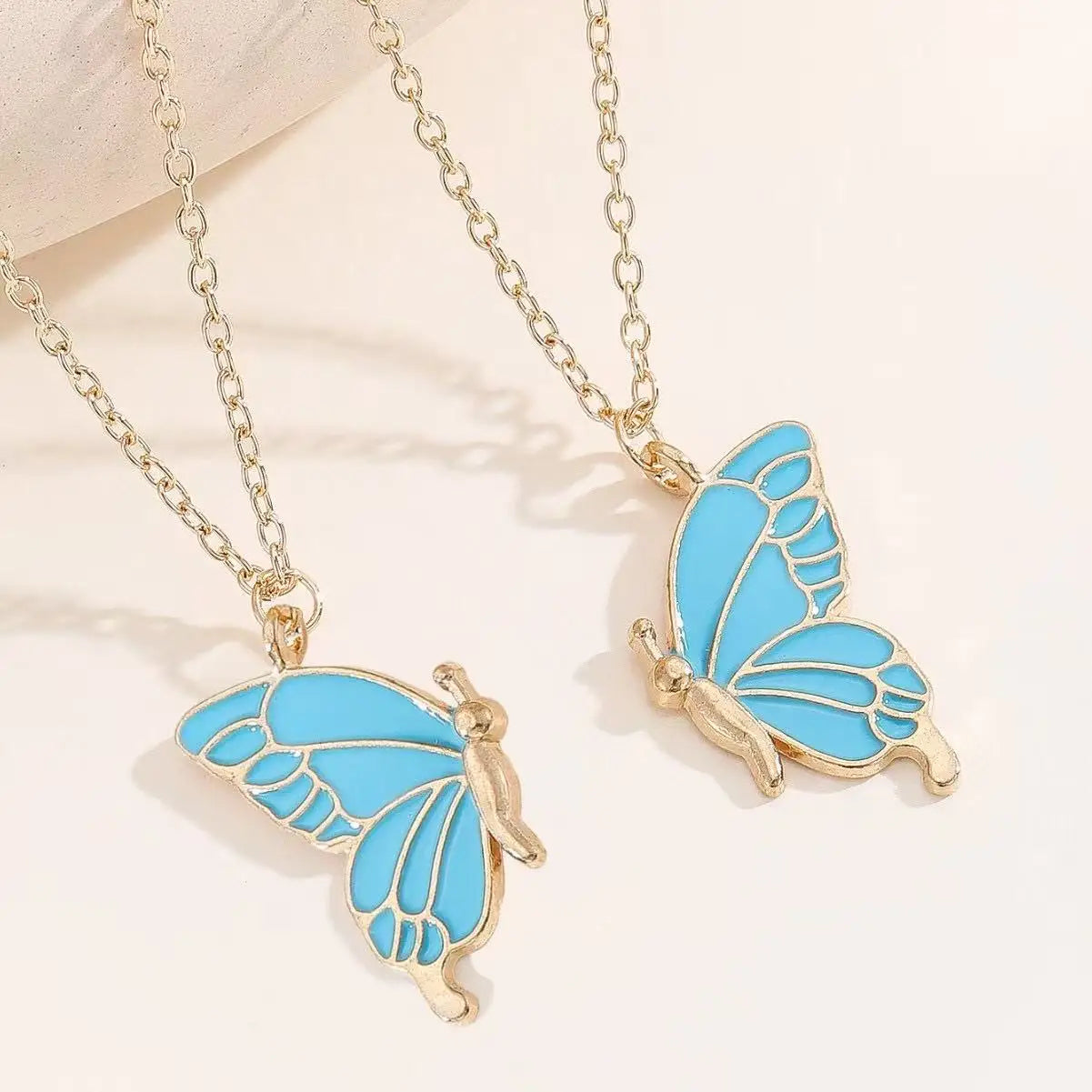 Angel Wing Heart Necklaces