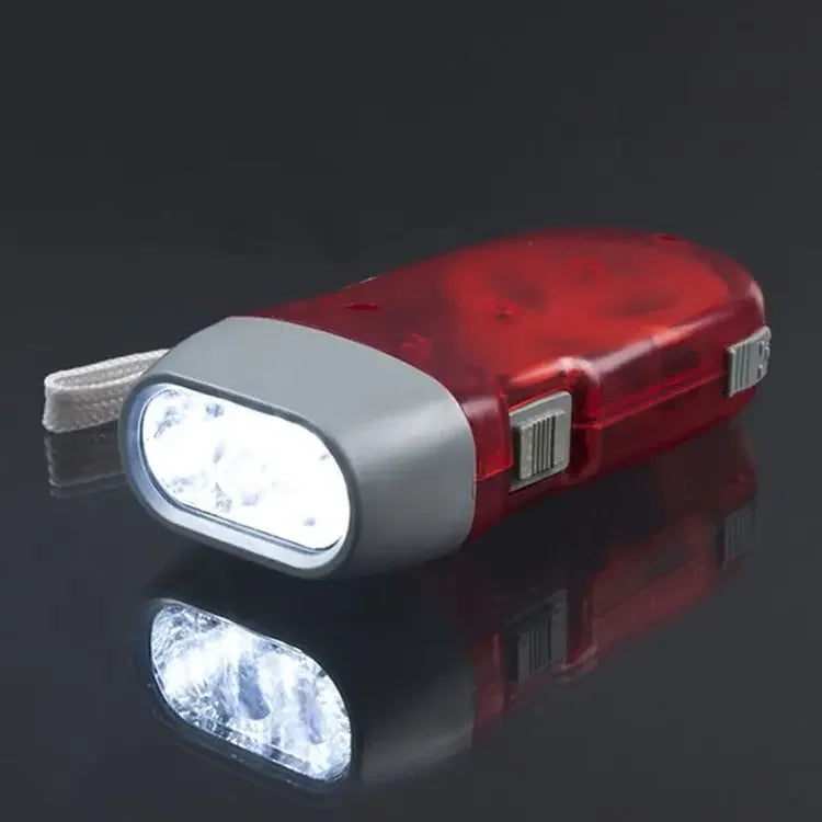 Hand Crank LED Flashlight