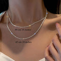 silver Sparkling Necklace