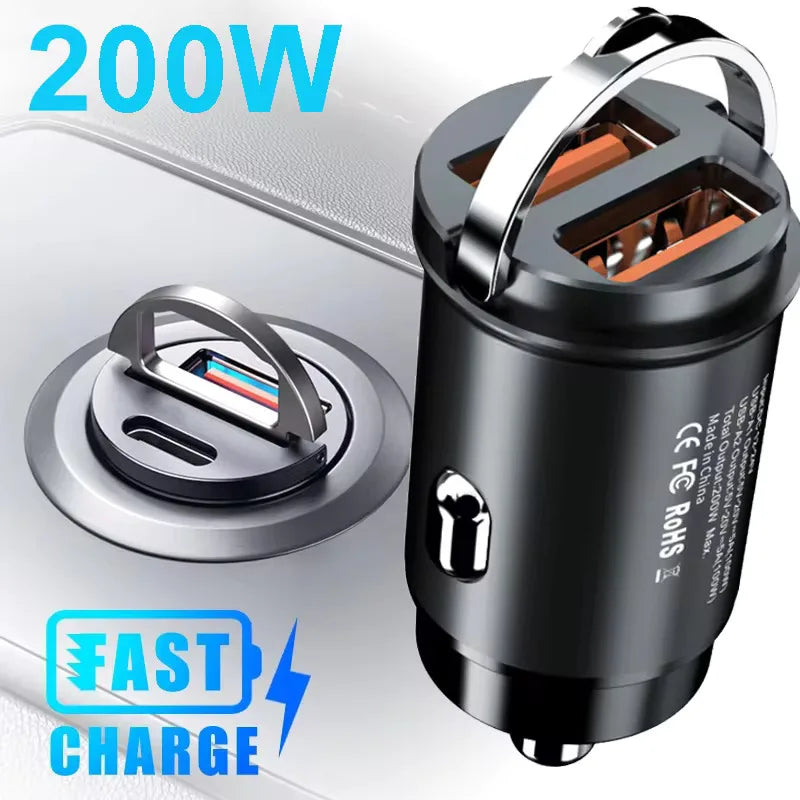 Mini Car Charger 12-24V Lighter Fast Charging Car