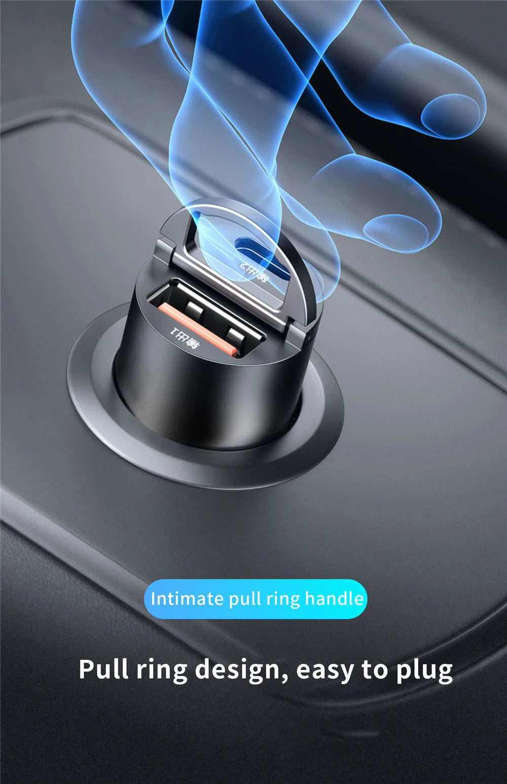Mini Car Charger 12-24V Lighter Fast Charging Car