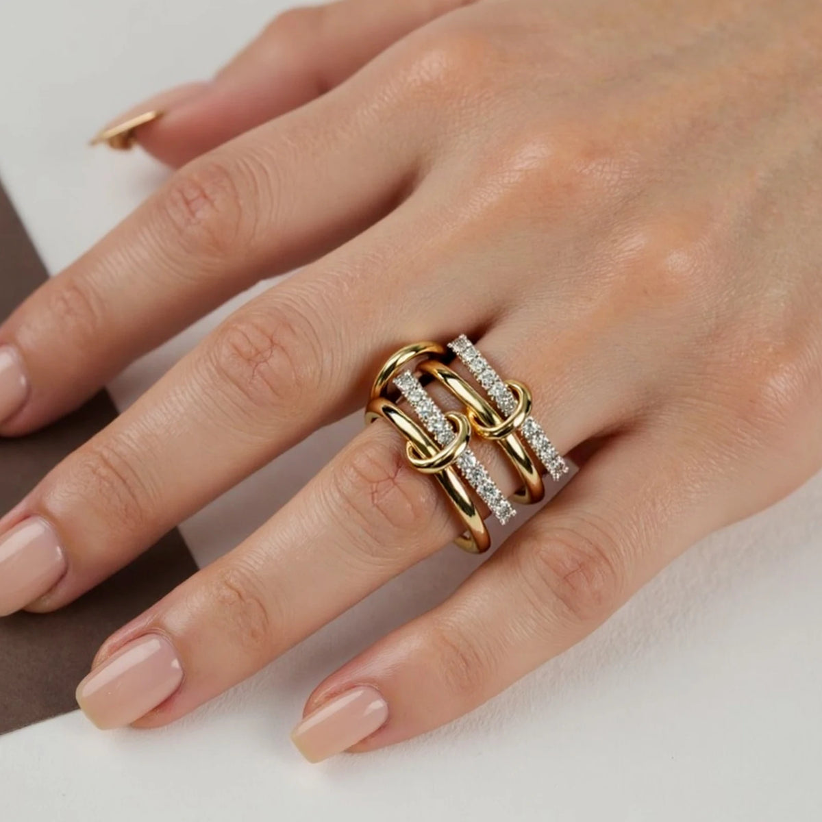 Ring Gold Silver Mixed