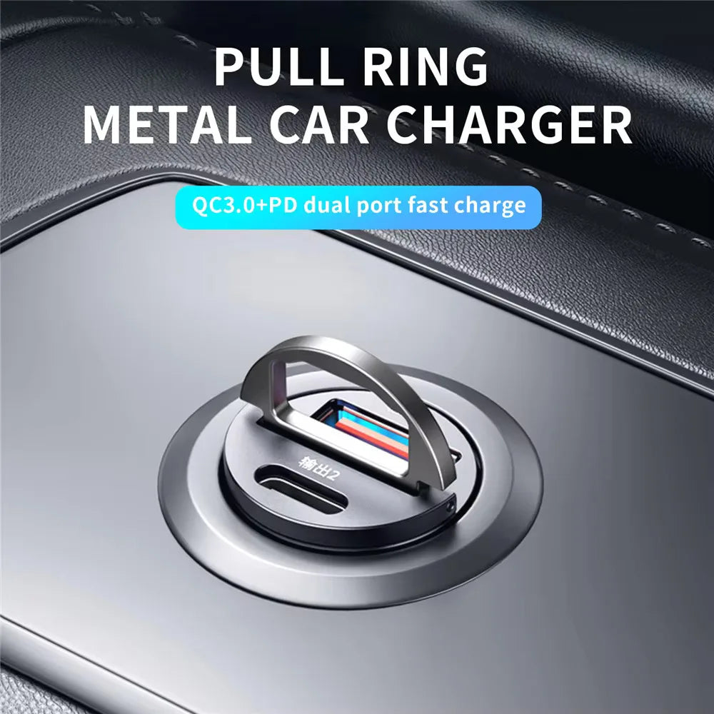 Mini Car Charger 12-24V Lighter Fast Charging Car